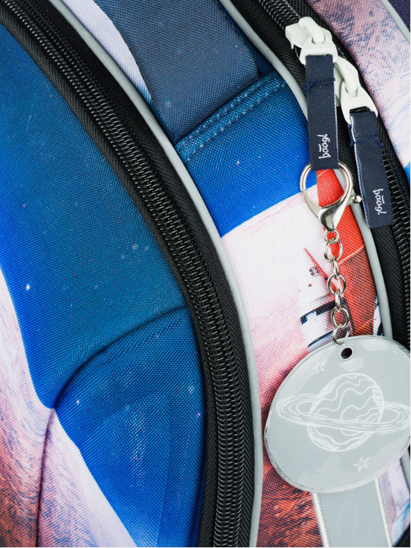 BAAGL  Син училищен комплект - куфарче, моливник, чанта Baagl Shelly Space Shuttle