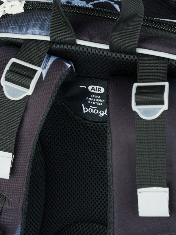 BAAGL  Черен училищен комплект - куфарче, моливник, чанта Baagl Shelly Batman Dark City