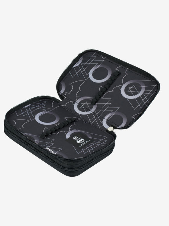 BAAGL  Черен училищен комплект - куфарче, моливник, чанта Baagl Shelly Batman Dark City