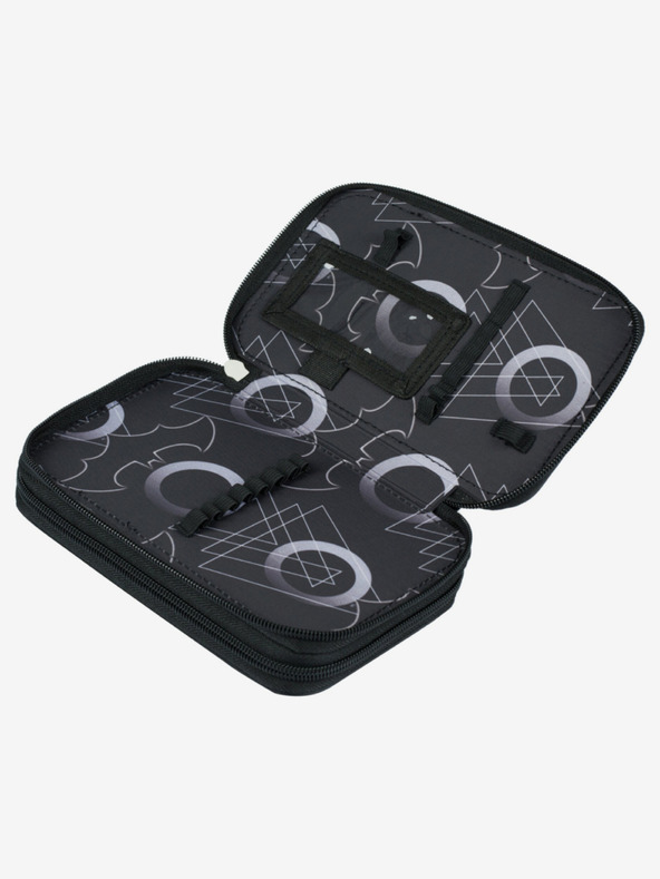 BAAGL  Черен училищен комплект - куфарче, моливник, чанта Baagl Shelly Batman Dark City