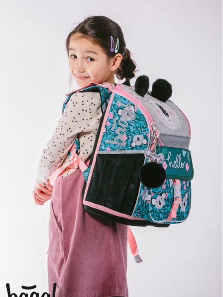 BAAGL  Ученически комплект Green Zippy - куфарче, моливник, чанта Baagl Baby Koala