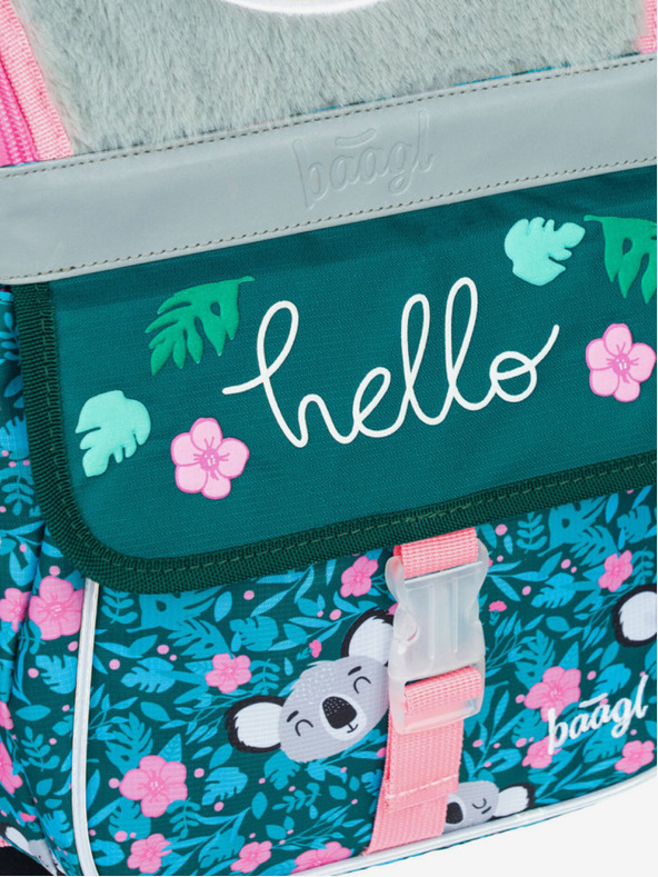 BAAGL  Ученически комплект Green Zippy - куфарче, моливник, чанта Baagl Baby Koala