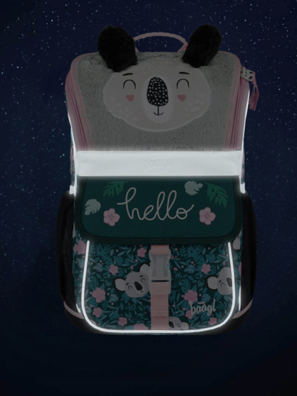 BAAGL  Ученически комплект Green Zippy - куфарче, моливник, чанта Baagl Baby Koala