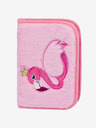 BAAGL  Розов училищен комплект Zippy - куфарче, моливник, чанта Baagl Flamingo