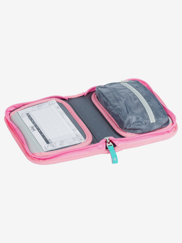 BAAGL  Розов училищен комплект Zippy - куфарче, моливник, чанта Baagl Flamingo