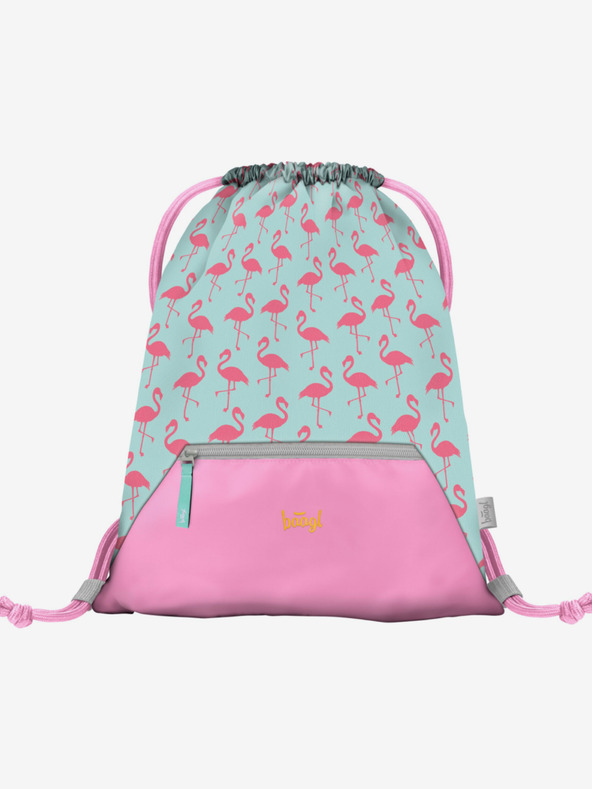 BAAGL  Розов училищен комплект Zippy - куфарче, моливник, чанта Baagl Flamingo