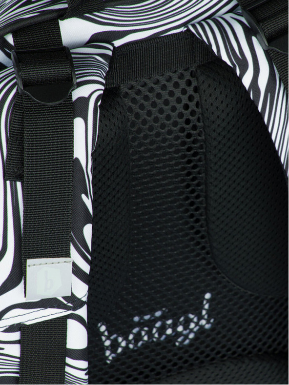 BAAGL  Черен ученически комплект - раница, моливник, чанта Baagl Core Mixture