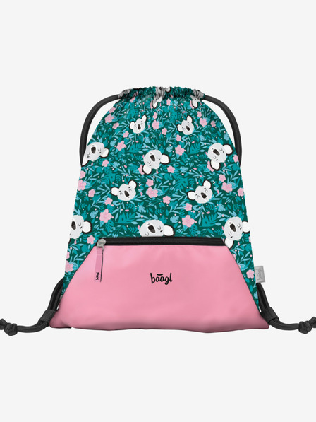 BAAGL  Зелена чанта с джоб Baagl Бебе коала