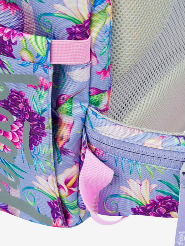 BAAGL  Пурпурна ученическа раница Airy Baagl Hummingbird