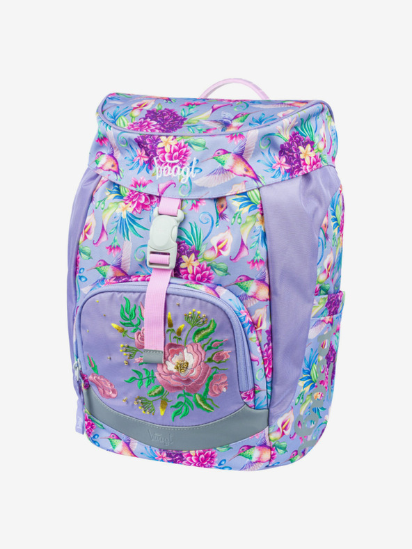 BAAGL  Пурпурна ученическа раница Airy Baagl Hummingbird