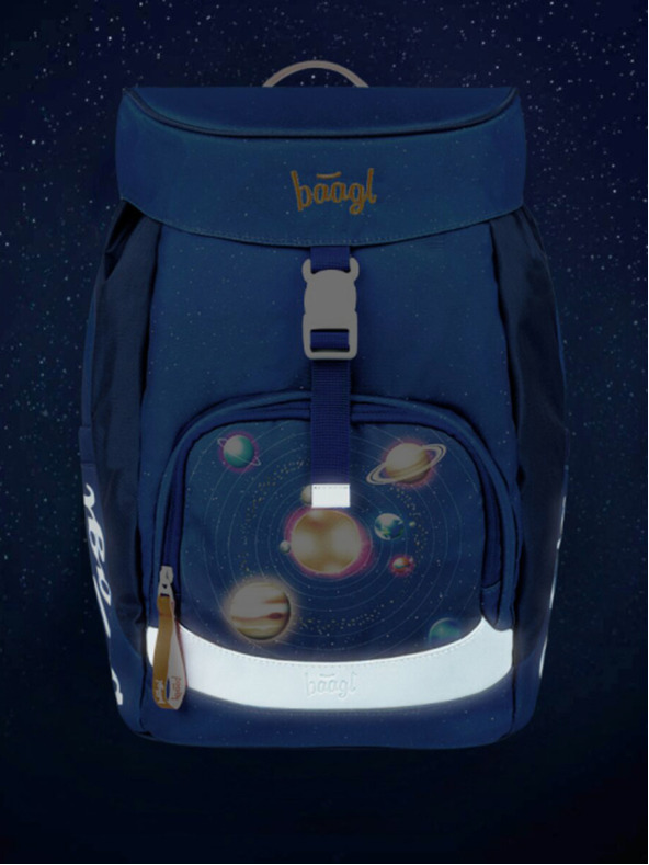 BAAGL  Синя ученическа раница Airy Baagl Планети
