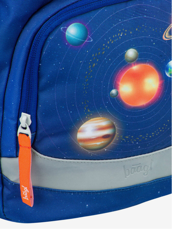 BAAGL  Синя ученическа раница Airy Baagl Планети