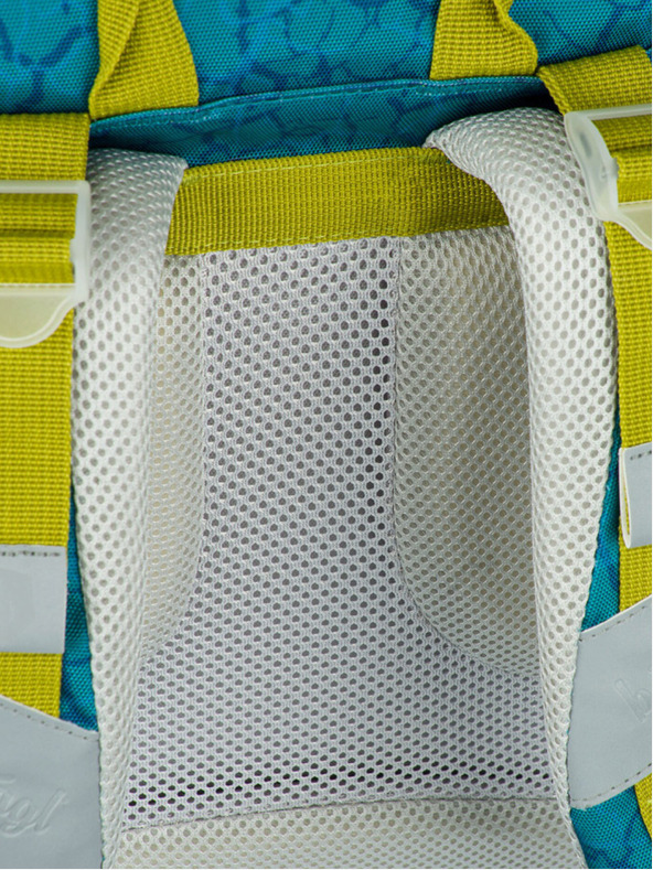 BAAGL  Зелена ученическа раница Airy Baagl T-Rex