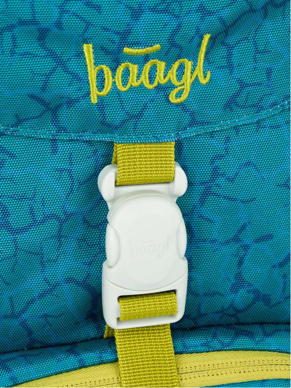 BAAGL  Зелена ученическа раница Airy Baagl T-Rex