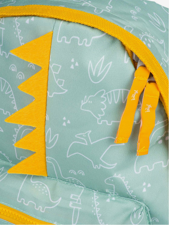 BAAGL  Зелена предучилищна раница Baagl Dino