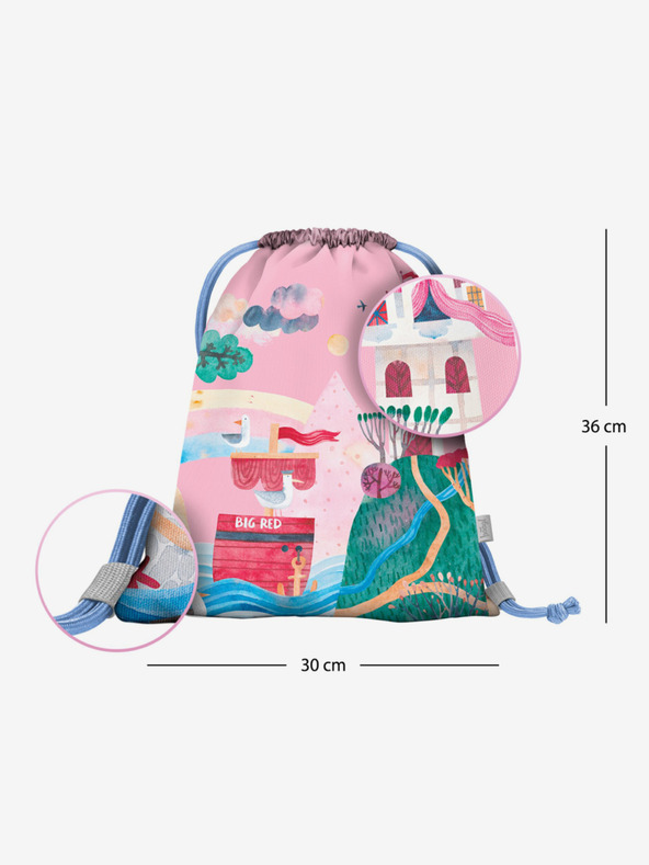 BAAGL  Розова чанта за предучилищна възраст Baagl Приказка