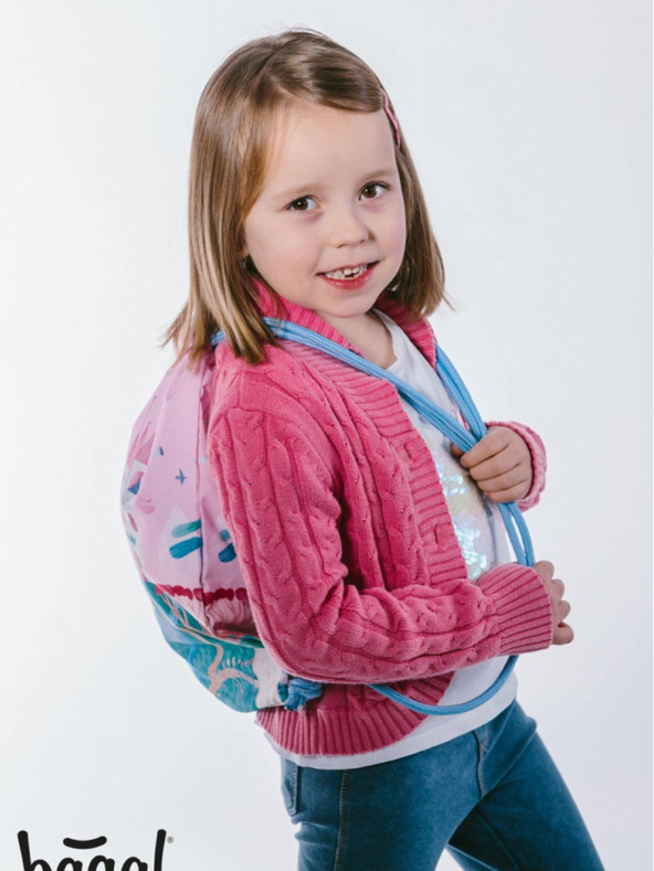 BAAGL  Розова чанта за предучилищна възраст Baagl Приказка