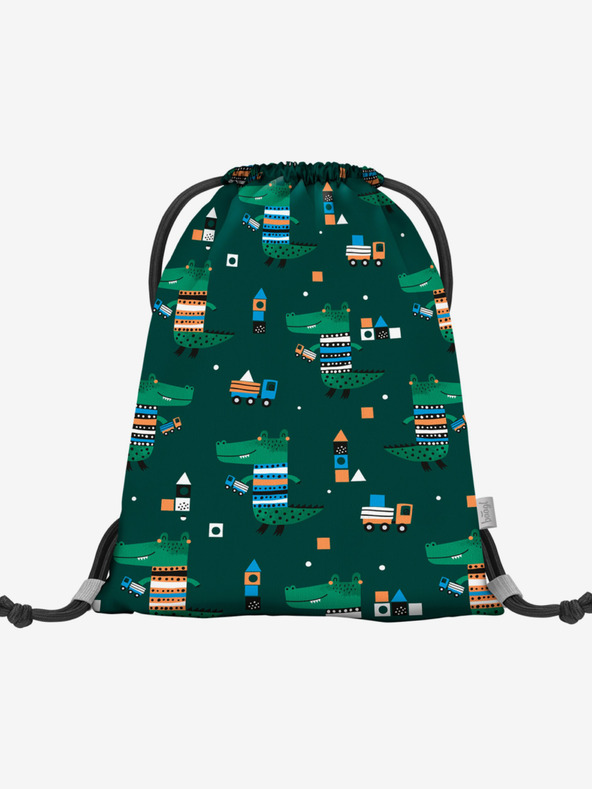 BAAGL  Зелена детска чанта Baagl Крокодил