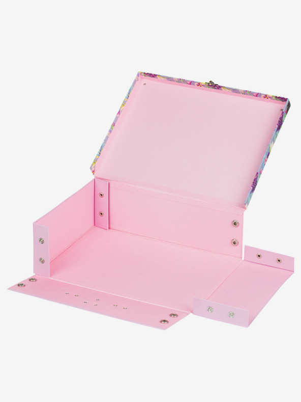 BAAGL  Лилав сгъваем училищен калъф с обков Baagl Колибри