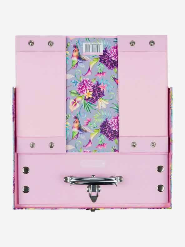 BAAGL  Лилав сгъваем училищен калъф с обков Baagl Колибри