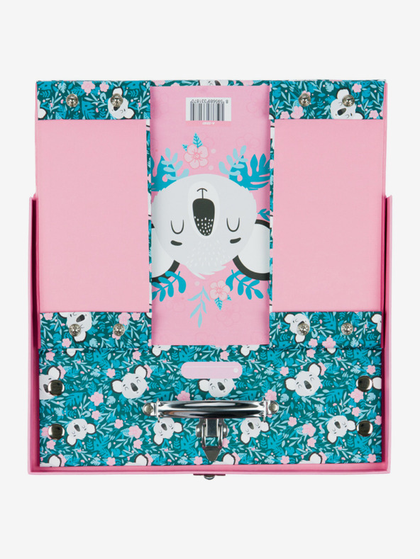 BAAGL  Розов сгъваем училищен калъф с обков Baagl Бебе коала