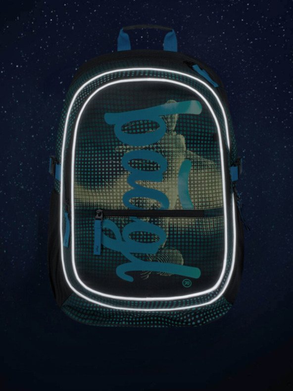 BAAGL  Зелен училищен комплект Core - раница, моливник, чанта Baagl Футболист