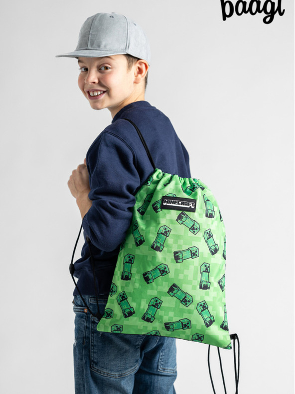 BAAGL  Green Bag Baagl Minecraft Creeper