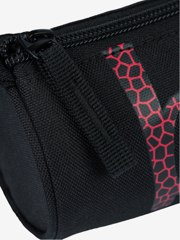 BAAGL  Черен ученически калъф Baagl Червено