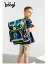 BAAGL  Зелена ученическа чанта Ergo Baagl Футболист