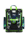BAAGL  Зелена ученическа чанта Ergo Baagl Футболист