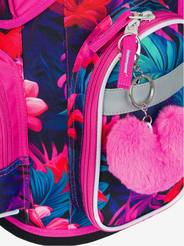 BAAGL  Розова ученическа чанта Ergo Baagl Фламинго