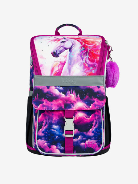 BAAGL  Лилава ученическа чанта Zippy Baagl Царство на еднорозите