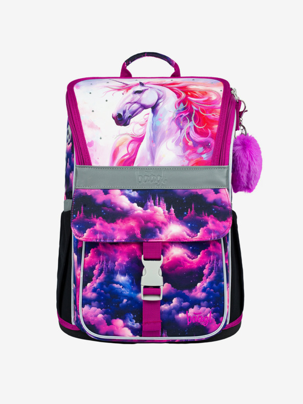 BAAGL  Лилава ученическа чанта Zippy Baagl Царство на еднорозите