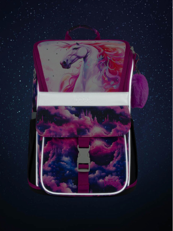BAAGL  Лилава ученическа чанта Zippy Baagl Царство на еднорозите