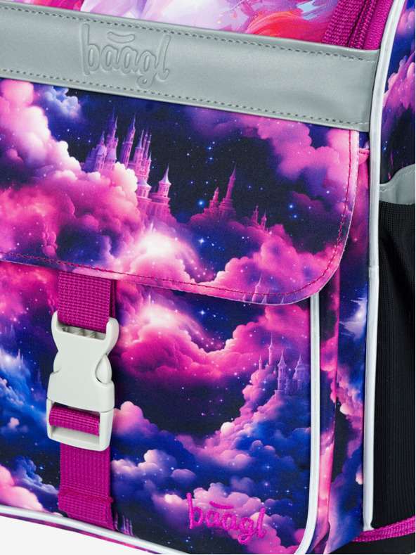 BAAGL  Лилава ученическа чанта Zippy Baagl Царство на еднорозите
