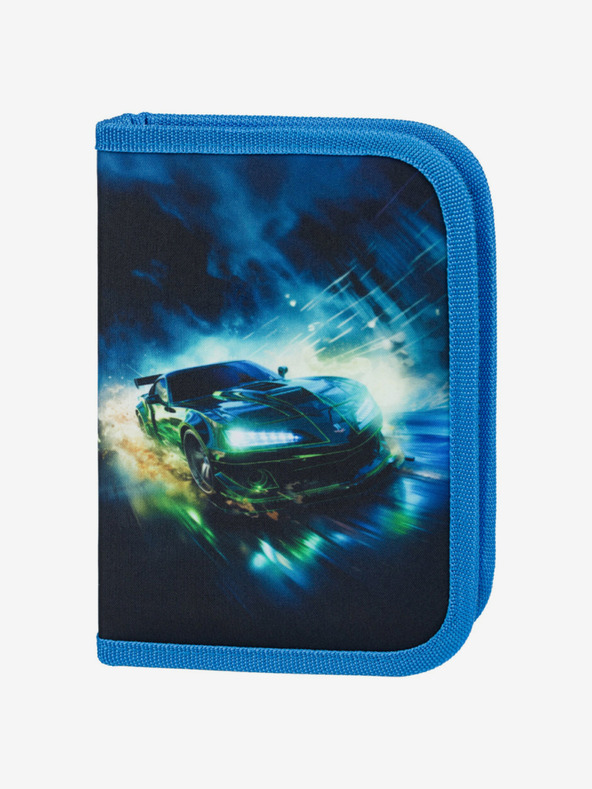 BAAGL  Черен училищен комплект Zippy - куфарче, моливник, чанта Baagl Състезателна кола