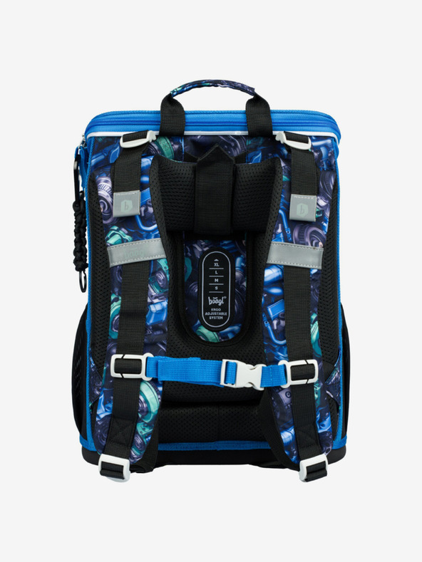 BAAGL  Черен училищен комплект Zippy - куфарче, моливник, чанта Baagl Състезателна кола