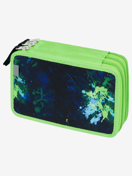 BAAGL  Зелен ученически моливник на три нива Baagl Футболист