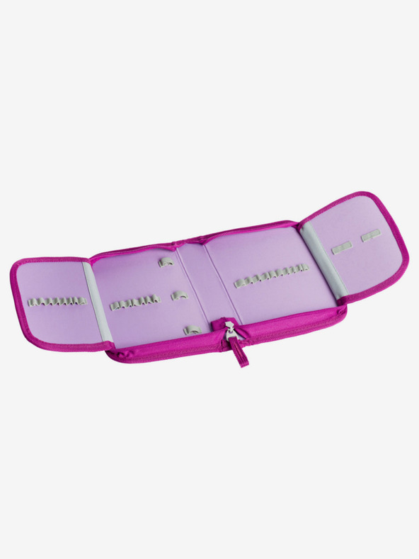 BAAGL  Лилав училищен моливник на едно ниво Baagl Царство на еднорозите