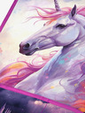 BAAGL  Лилава детска престилка Baagl Unicorn Kingdom