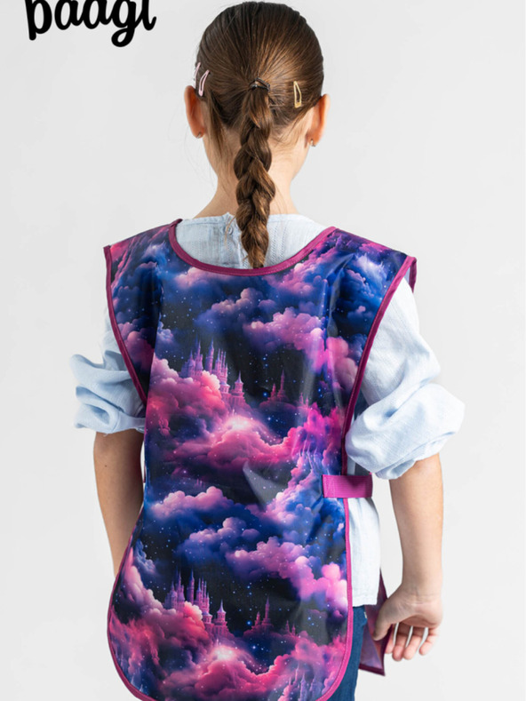 BAAGL  Лилава детска престилка Baagl Unicorn Kingdom