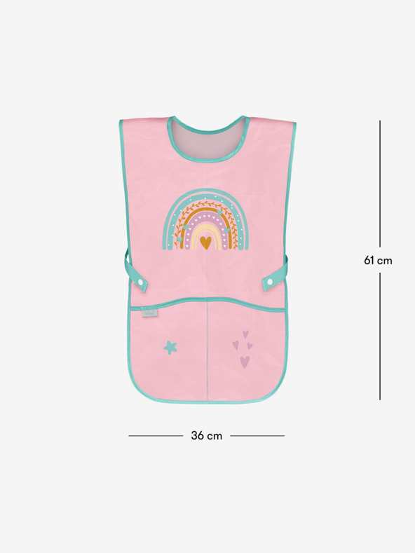 BAAGL  Розова детска престилка Baagl Rainbow