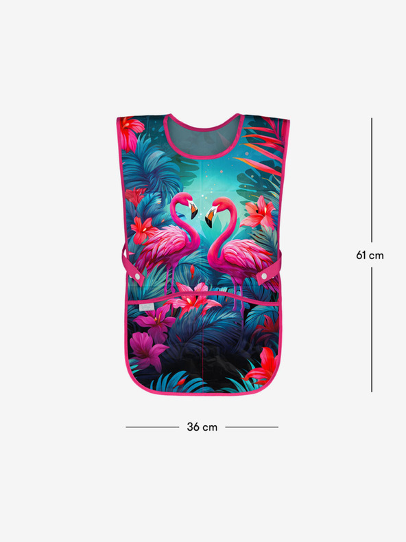 BAAGL  Розова детска престилка Baagl Фламинго