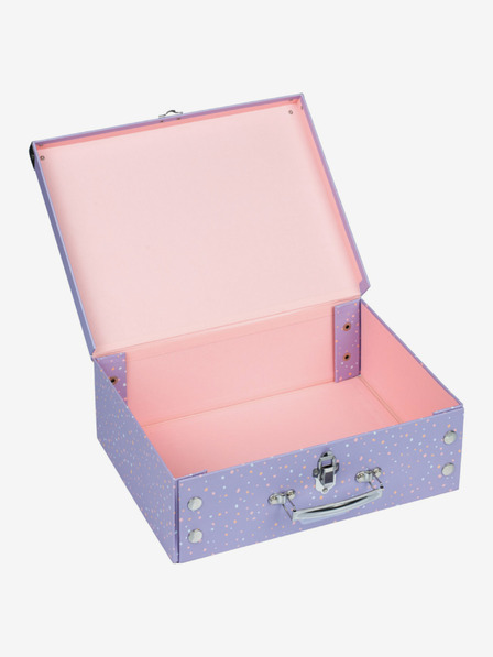 BAAGL  Лилаво сгъваемо училищно куфарче с фитинги Baagl Домашни любимци