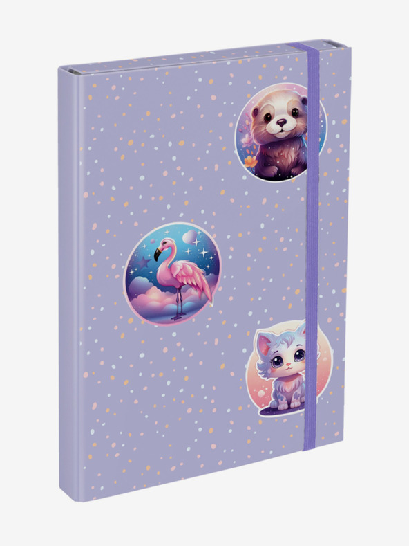BAAGL  Лилави корици за училищна тетрадка А4 Baagl Домашни любимци
