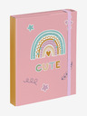 BAAGL  A5 Baagl Дъга Розови корици за училищни тетрадки