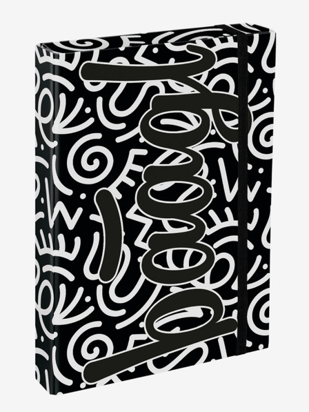 BAAGL  Черни корици за ученически тетрадки A4 Baagl Jumbo Element