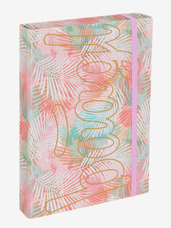 BAAGL  Розов училищен тефтер с корици A4 Baagl Jumbo Sunset