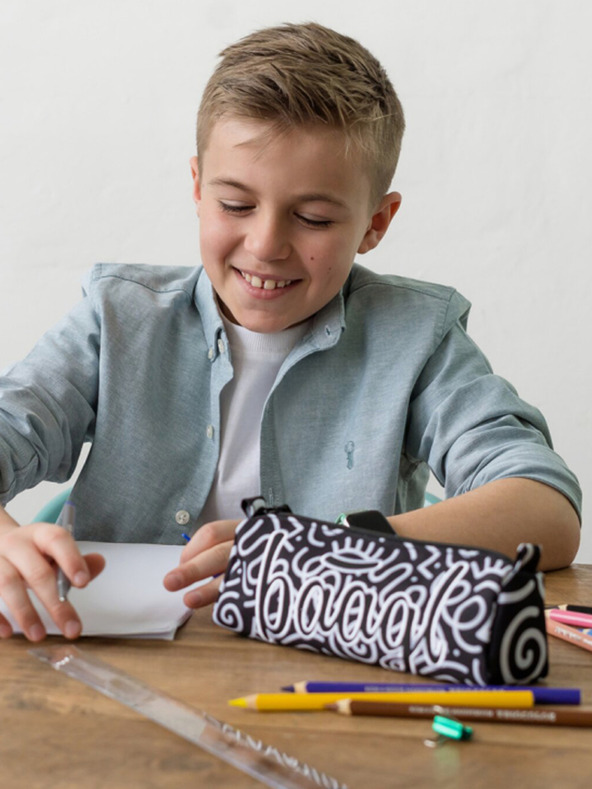 BAAGL  Черна ученическа чанта Baagl Element