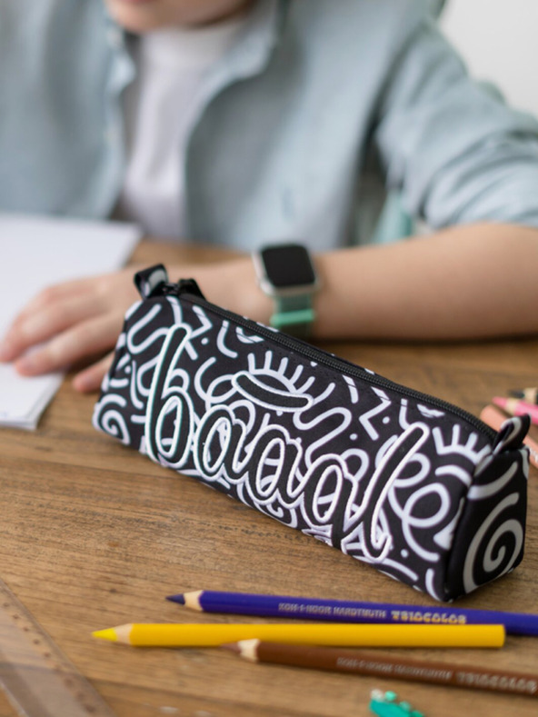 BAAGL  Черна ученическа чанта Baagl Element